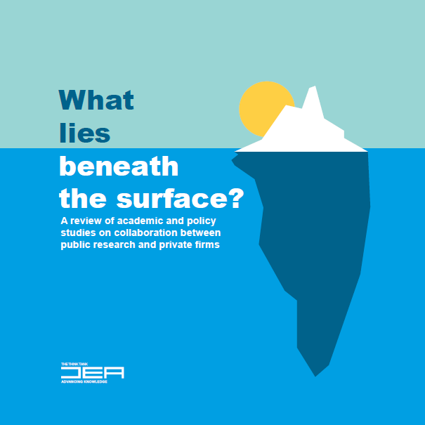 An executive summary of a review of academic and policy oriented literature on collaboration between public research institutions and private firms. The study was commissioned by DFiR and undertaken by the Thinktank DEA.